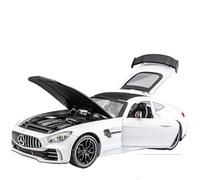 1/24 For Die Cast Metal Mercedes-Benz GT Sports Car Alloy Racing Car Ornament Toy Car Model Adult Collectible Simulation Vehicle Playset(White)