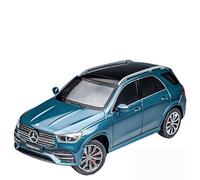 1:24 For Die-casting Metal Mercedes-Benz GLE Luxury SUV Alloy Collection Off-road Toy Car Geluid Licht Collectie Simulation Vehicle Playset(Blue)
