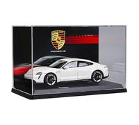 1:24 For Die-casting Porsche Taycan Alloy Car Model Simulation Sports Car Collection Display Decorations Simulation Vehicle Playset(White)