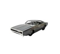 1 24 For Dodge 1968 Metal Brushed Muscle Car Alloy Miniature Car Model Simulation Classic Souvenir Motor Vehicles Toys