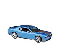 1 24 For Dodge Challenger STR8 Muscle Car Alloy Car Toy Car Metal Collection Model Car Toys Mini Replica Toys(Blue)