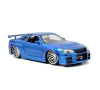 1:24 For Fast & Furious Skyline GTR R34 Alloy Car Diecasts Home Decor Series