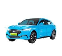 1 24 For Ford Mustang Electric Horse Mach-E Alloy Die-casting Car Model Sound And Light Toy Car Vehicles Kit(Blue)
