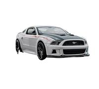 1 24 For Ford Mustang Street Racer RWhite Green Sport Car Static Simulation Diecast Alloy Model Car Motor Vehicles Toys(C)