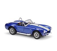 1 24 For Ford Shelby Cobra 427 S-C 1965 Retro Car Alloy Die-casting Miniature Model Car Decoration Vehicles Kit(Blue)