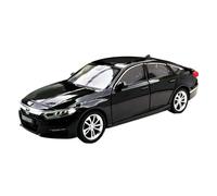 1 24 For Honda Accord Ten Generation Miniature Simulation Alloy Toy Car Model Decorated Desk Display Memorial Boys Men Vehicles Kit(Black)