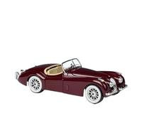 1：24 For Jaguar XK120 Roadster 1951 Alloy Diecast Car Model Hobby Collection Decoration Mini Replica Toys(Red)