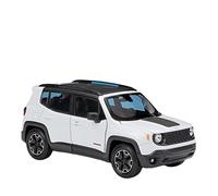 1:24 For Jeep Renegade Trailhawk SUV metal die-cast finished car model with openable door toy car Vehicles Kit(White)