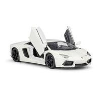 1 24 For Lamborghini Aventador LP700-4 Racing Sports Car Metal Die Casting Model Car Toy Car Vehicles Kit(White)
