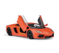 1 24 For Lamborghini Aventador LP700-4 Racing Sports Car Metal Die Casting Model Car Toy Car Vehicles Kit(Orange)