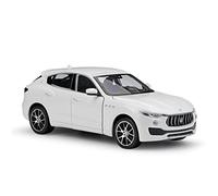 1 24 For Maserati Levante SUV Off-road Vehicle Metal Die-casting Model Car Miniature Car Toy Car Vehicles Kit(White)
