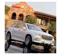 1:24 For Mercedes-Benz Maybach GLS600 Alloy Die-cast Finished Car Model Sound And Light Toy Car Vehicles Kit(White)