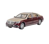 1:24 For Mercedes Benz Maybach GLS600 Alloy Diecast Car Model Simulation Sound & Light Toys For Kids Vehicles Kit(Brown)