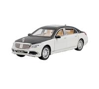 1:24 For Mercedes Benz Maybach GLS600 Alloy Diecast Car Model Simulation Sound & Light Toys For Kids Vehicles Kit(White)