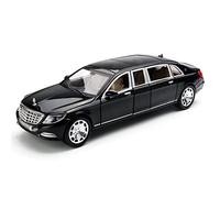 1/24 For Mercedes-Benz Maybach Luxury Alloy Simulation Toy Car Model Ornament Display Vehicles Kit(Black)