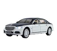1:24 For Mercedes-Benz Maybach S680 Die-casting Alloy Model Car Sound And Light Pull-back Toy Car Vehicles Kit(White)