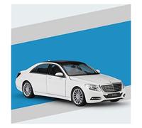 1:24 For Mercedes-Benz S-Class Collectible Decoration Display Alloy Simulation Car Model Vehicles Kit(Wit)