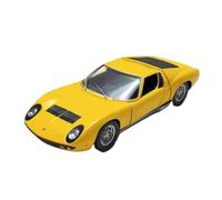 1:24 For Miura P400 S-1968 Alloy Car Diecasts Toy Vehicles Miniature Scale Model Yellow