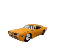 1:24 For PONTIAC GTO JUDGE 1969 Simulation Alloy Car Model Multifunctional Decorative Souvenirs Mini Replica Toys(Yellow)