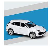 1 24 For Porsche cayenne Turbo alloy die-casting door can be opened simulation model toy car Vehicles Kit(White)