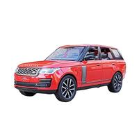 1 24 For Range Rover Sports SUV Alloy Car Die-casting Model Car Sound And Light Pull Back Toy Car Vehicles Kit(Red)