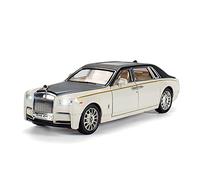 1 24 For Rolls-Royce Phantom Alloy Off-road Pull Back Car Model Boy Collection Decoration Gift Toy Car Crafts Mini Replica Toys(2)