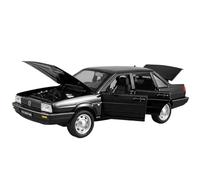 1:24 For Santana Die-Cast Car Model Holiday Theme RPartuy FoeCar Metal Ornament Gift Simulation Vehicle Playset(Black)