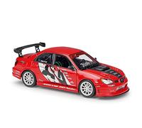 1 24 For SUBARU IMPREZA Performance Classic Sports Car Alloy Die-casting Model Car Replica Car Vehicles Kit(Red)