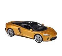 1 24 For Supercar McLaren GT Car Model Alloy Pull Back Kid Car Toy 2 Open Door Children's Gifts Mini Replica Toys(Yellow)