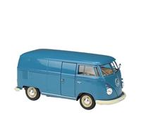 1:24 For Volkswagen 1963 T1 BUS Van Simulation Alloy Car Model Crafts Decoration Collection Toy Vehicles Kit(Blue)