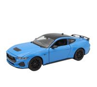 1:24 Ford Mustang GT by Welly in silver 24123S Model Car
