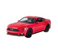 Ford Mustang GT 2015 in blue, 1:24-27 scale diecast car model from Welly