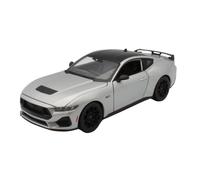 1:24 Ford Mustang GT by Welly in silver 24123S Model Car