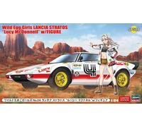 1:24 HASEGAWA Lancia Stratos #4 With Lucy Mcdonnell Figure Kit HA52328 Model