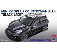 1:24 HASEGAWA Mini Cooper S, Countryman All4, Black Jack Kit HA20704 Model