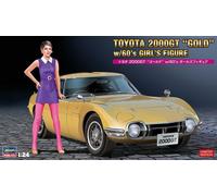 1:24 HASEGAWA Toyota 2000Gt With Girl Figure 1967 Kit HA52333 Model