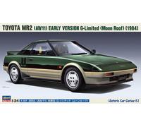1:24 HASEGAWA Toyota Mr2 (Aw11) 1984 Kit HA21151 Model