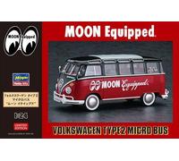 1:24 HASEGAWA Volkswagen Type 2 Micro Bus Moon Equipped Kit HA20524 Model