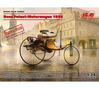 ICM Car Model Kit – Benz Patent-Motorwagen 1886 – 1:24 – Easy Version (Plastic Wheel-Spokes)