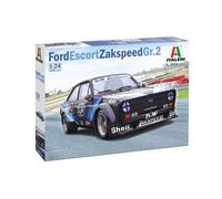 Italeri -3664 Ford Escort Zakspeed Gr.2, Scale 1:24, Model Kit, Plastic Modeling, Multicolor, IT3664 for For collectors over 14 years old
