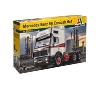 1:24 ITALERI Mercedes Benz Sk1850 Eurocab Tractor Truck 3-Assi 1994 Kit IT3924 M