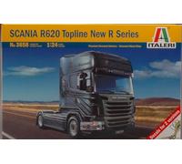 1:24 ITALERI Scania R620 Tractor Truck Topline 2-Assi 2009 Kit IT3858 Model