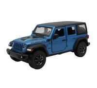 1:24 Jeep Wrangler Rubicon 4XE by Rastar in blue 64610BL Model Car