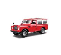 1:24 Land Rover Series II by Bburago in Red 22063R Model Car