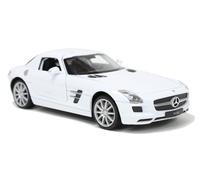 Mercedes-benz SLS AMG 2009 White 1:24 Model 4245 Welly