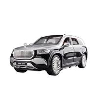 1:24 Mercedes Maybach GLS600 Alloy Die-casting Car Model Simulation Sound And Light Collection Boys Simulation Vehicle Playset(Grey)