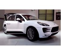 1:24 Porsche Macan 3.0 V6 2014 White Welly G LGB Diecast Scale Model Car 24047