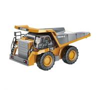 1:24 Scale Alloy Remote Control Loader - 9-Channel 2.4G Wireless Construction Vehicle with One-Button Light & Sound Effects, All-Terrain RC Truck (Style F)