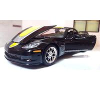1:24 Scale Chevrolet Corvette Z06 GT1 2009 Black Commemorative Maisto Model Car