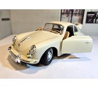 1:24 Scale Cream Porsche 356 Coupe 1961 Detailed Diecast Model Car 22079
